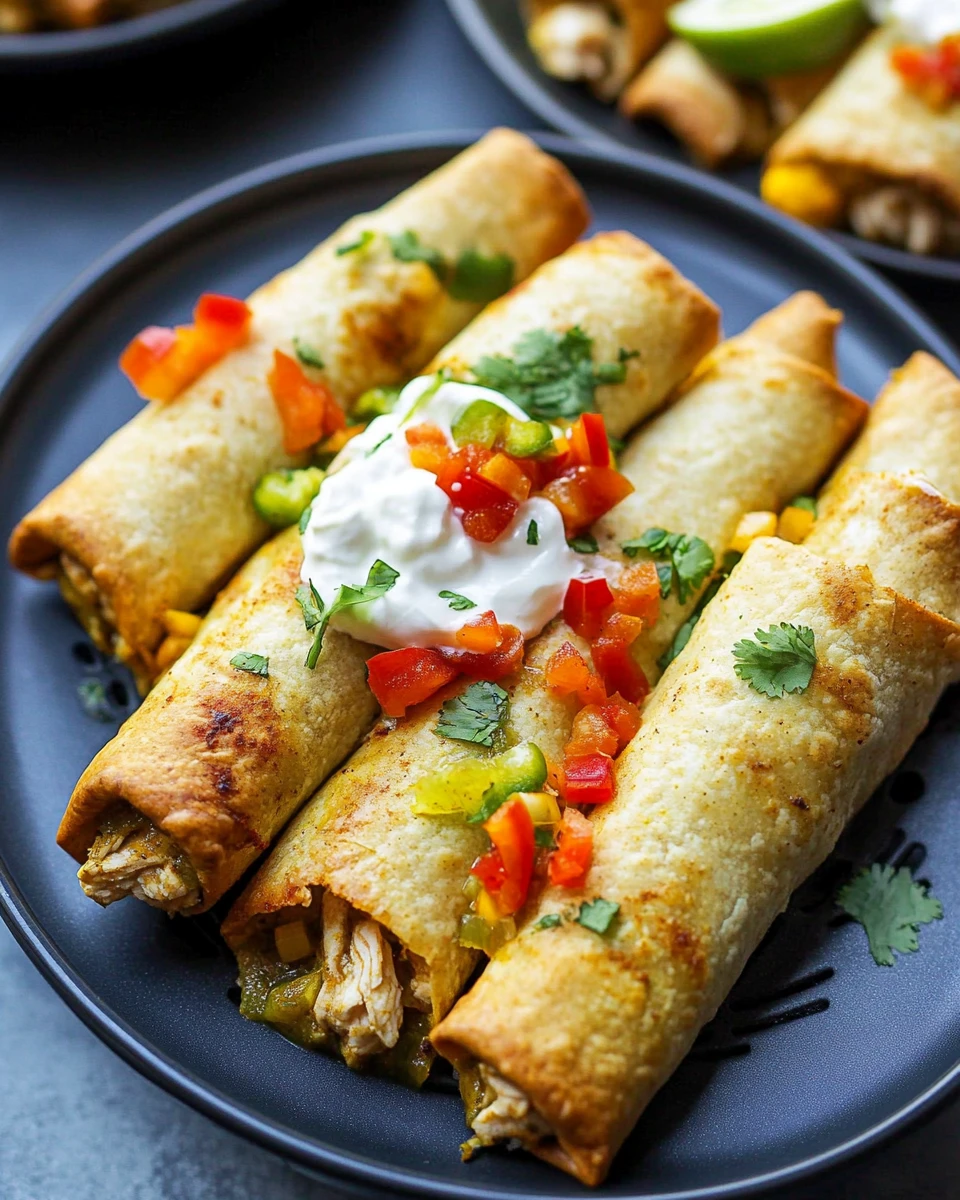 Air Fryer Green Chile Chicken Taquitos 0 2025 06 10