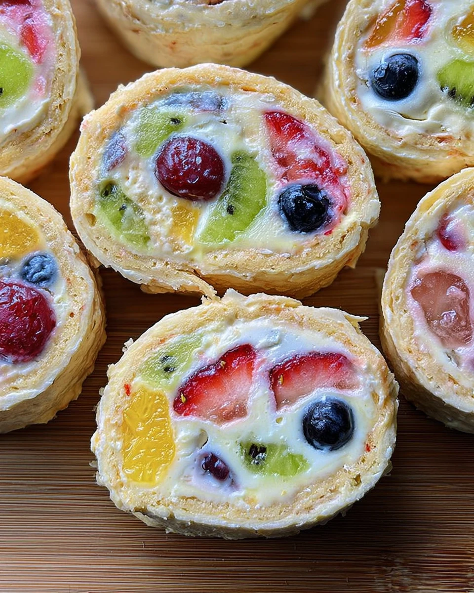 Cheesecake Fruit Salad Roll Ups 6 Cheesecake Fruit Salad Roll Ups