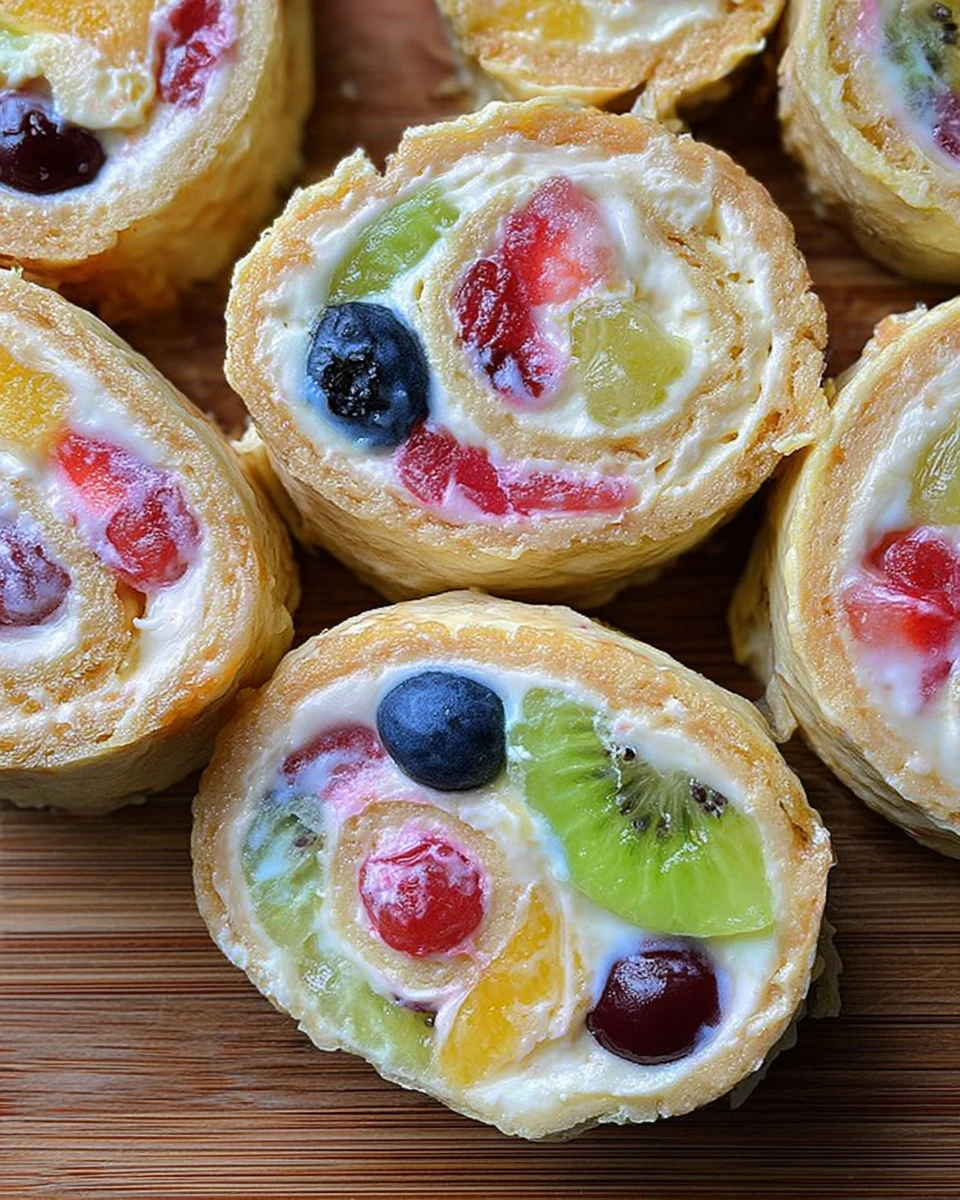 Cheesecake Fruit Salad Roll Ups 7 Cheesecake Fruit Salad Roll Ups