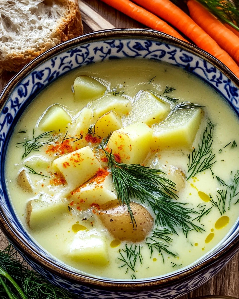 Creamy Potato &Amp; Dill Soup 5 Creamy Potato &Amp; Dill Soup