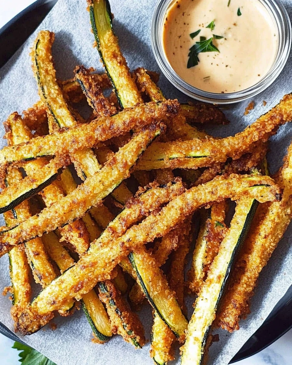Crispy Baked Keto Zucchini Fries 6 Crispy Baked Keto Zucchini Fries