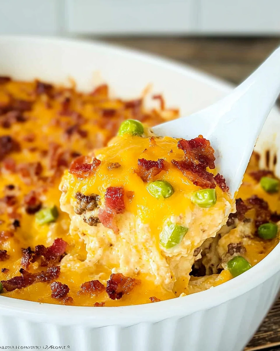 Keto Bacon Cheeseburger Casserole 6 Keto Bacon Cheeseburger Casserole