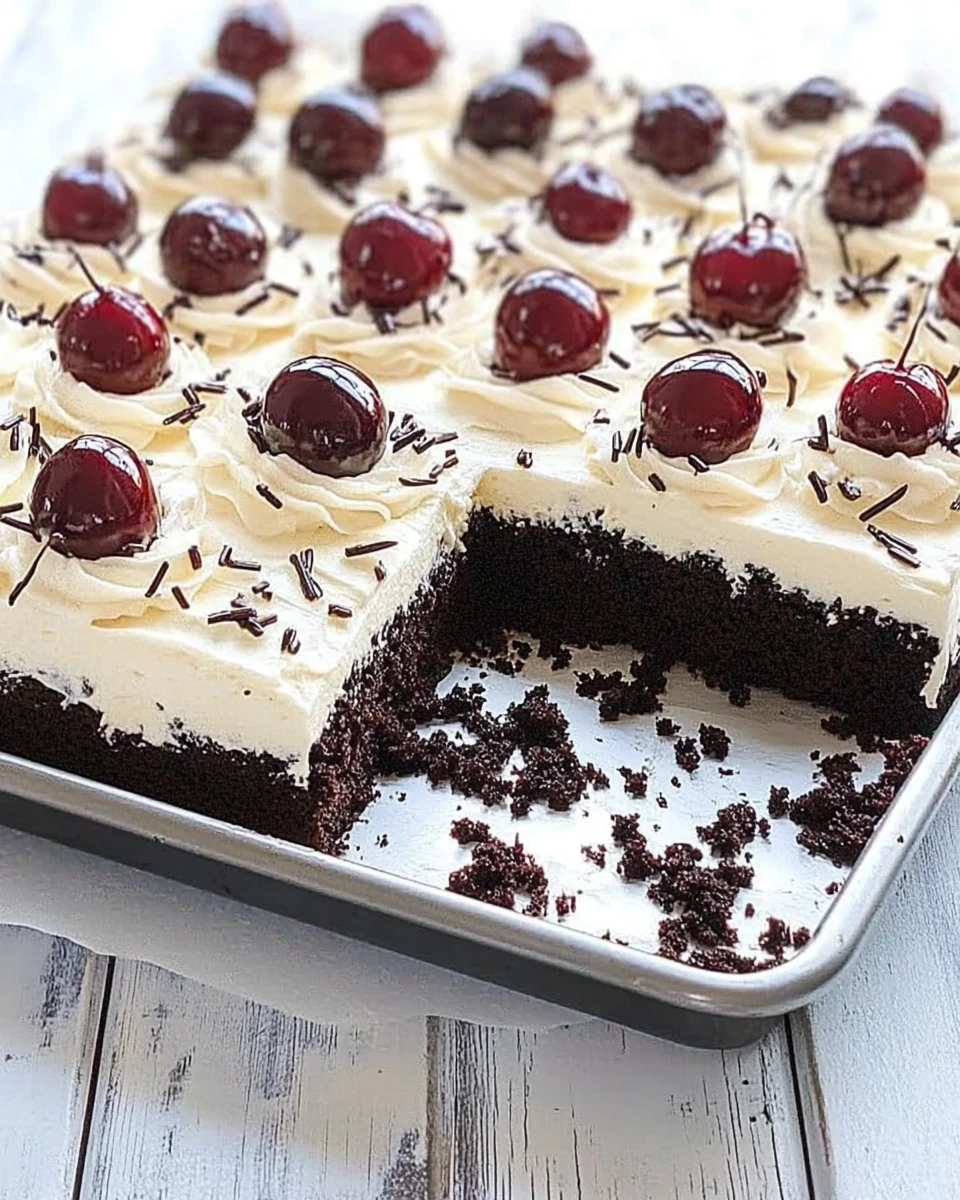 Keto Black Forest Sheet Cake 6 Keto Black Forest Sheet Cake