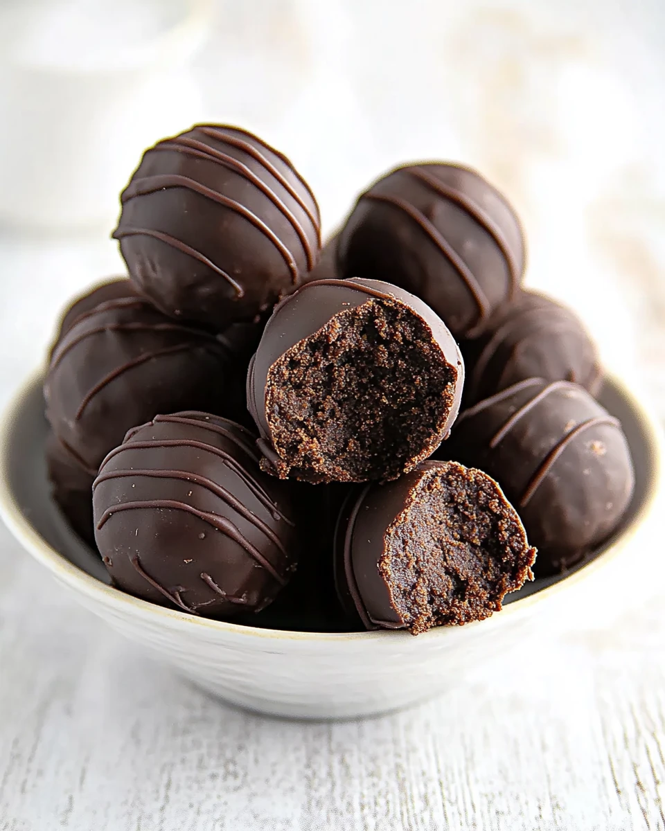 Keto Brownie Batter Truffles 5 Keto Brownie Batter Truffles