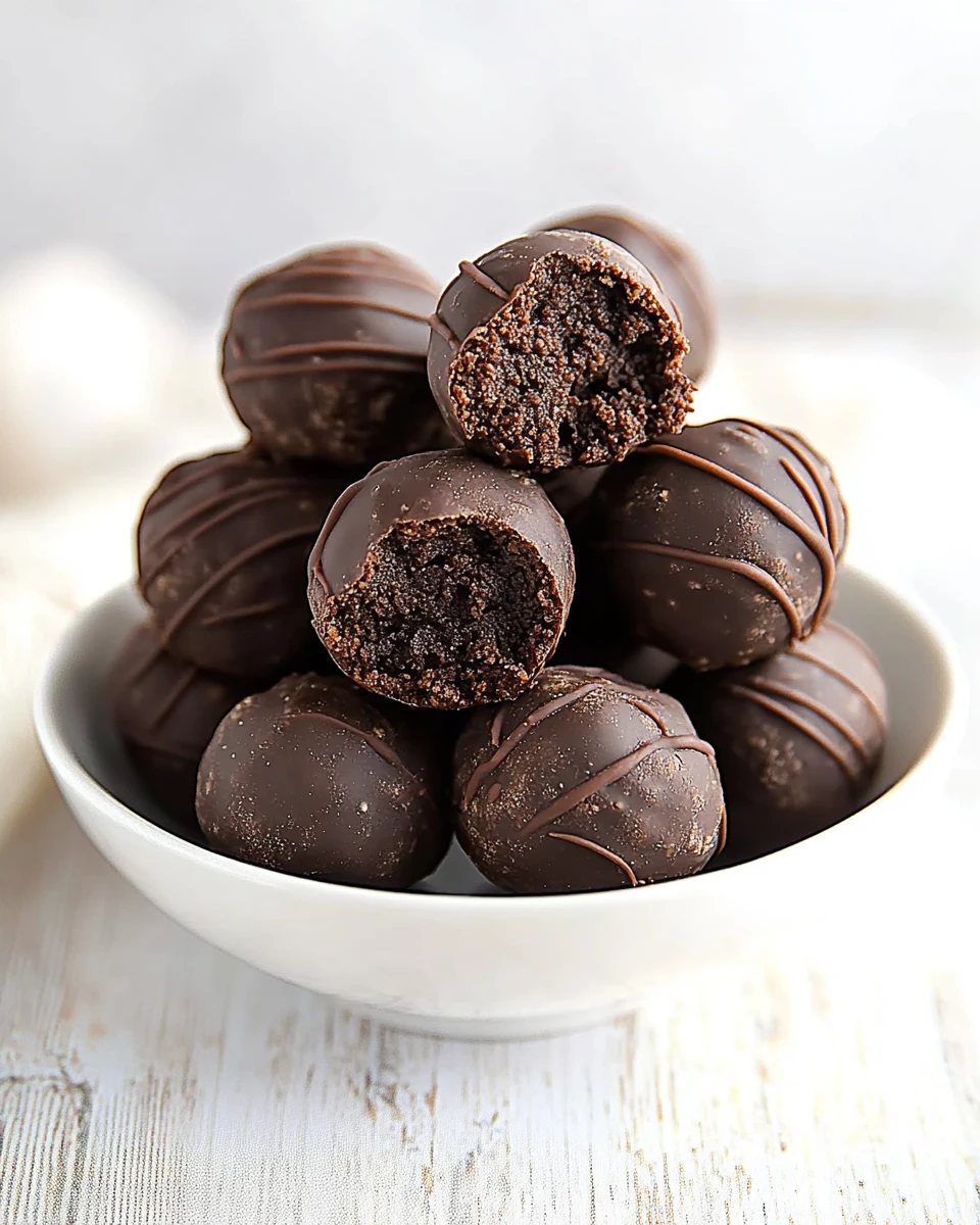 Keto Brownie Batter Truffles 7 Keto Brownie Batter Truffles