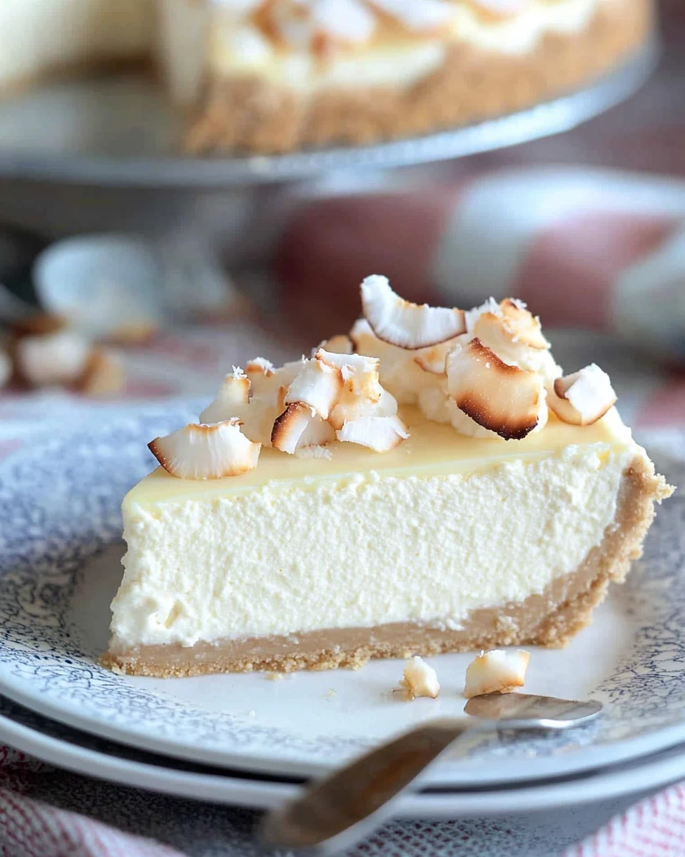 Keto Coconut Cheesecake 5 Keto Coconut Cheesecake