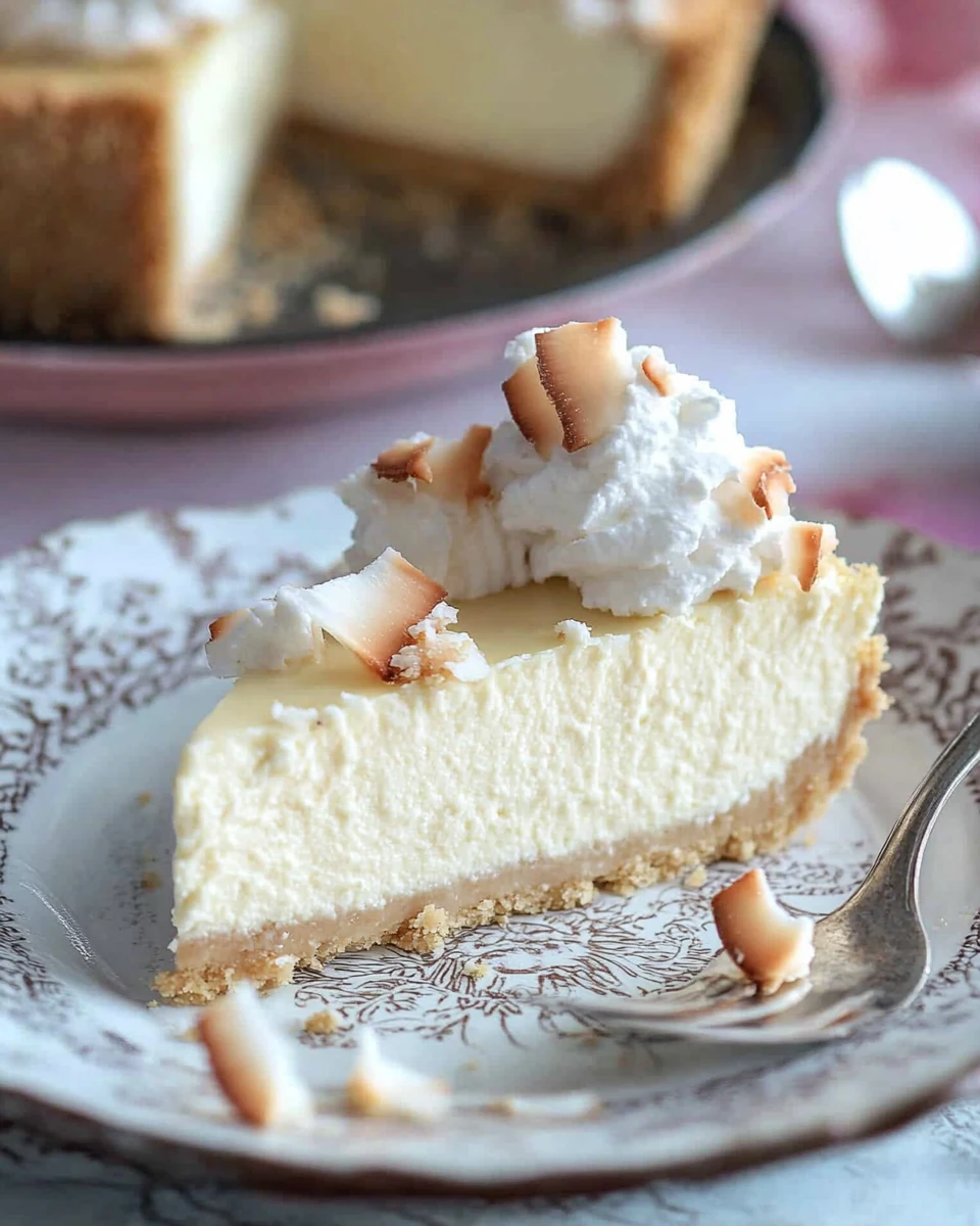 Keto Coconut Cheesecake 6 Keto Coconut Cheesecake