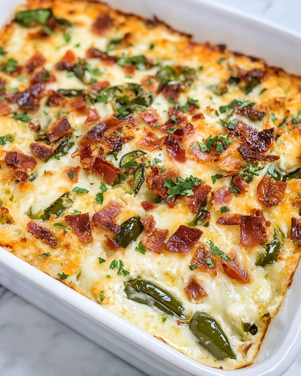 Keto Jalapeno Popper Casserole 7 Keto Jalapeno Popper Casserole