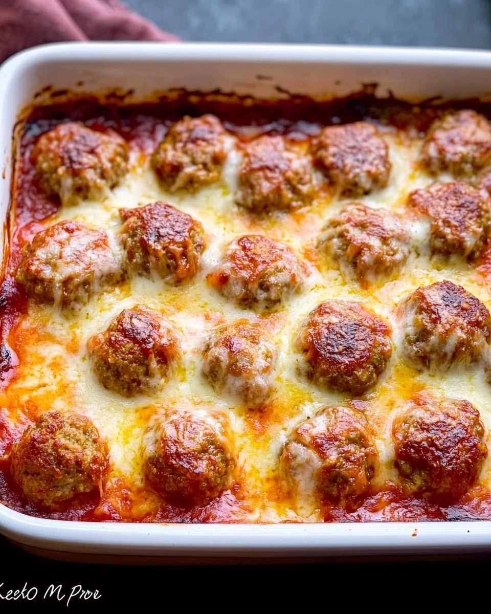 Keto Meatball Casserole 6 Keto Meatball Casserole