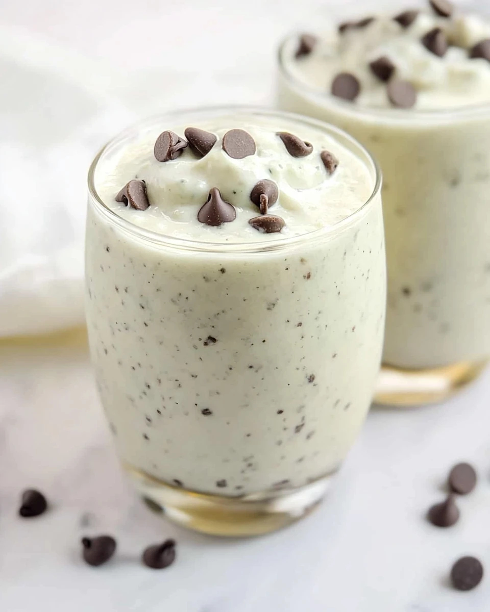 Keto Mint Chocolate Chip Shake