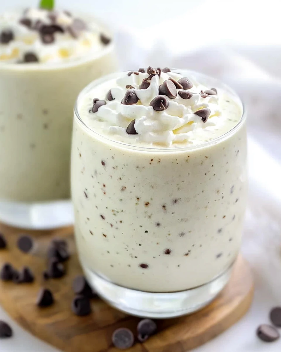 Keto Mint Chocolate Chip Shake