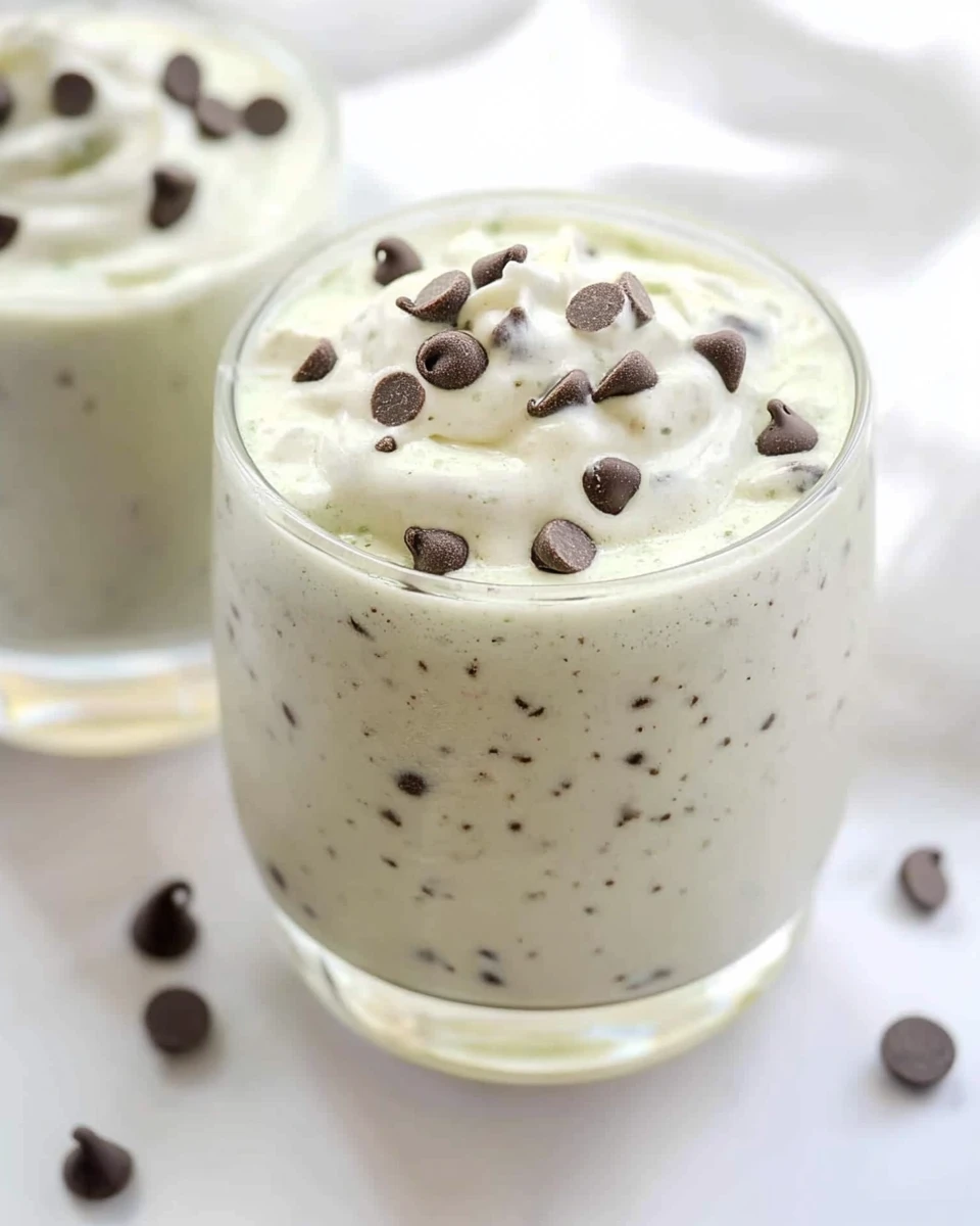 Keto Mint Chocolate Chip Shake
