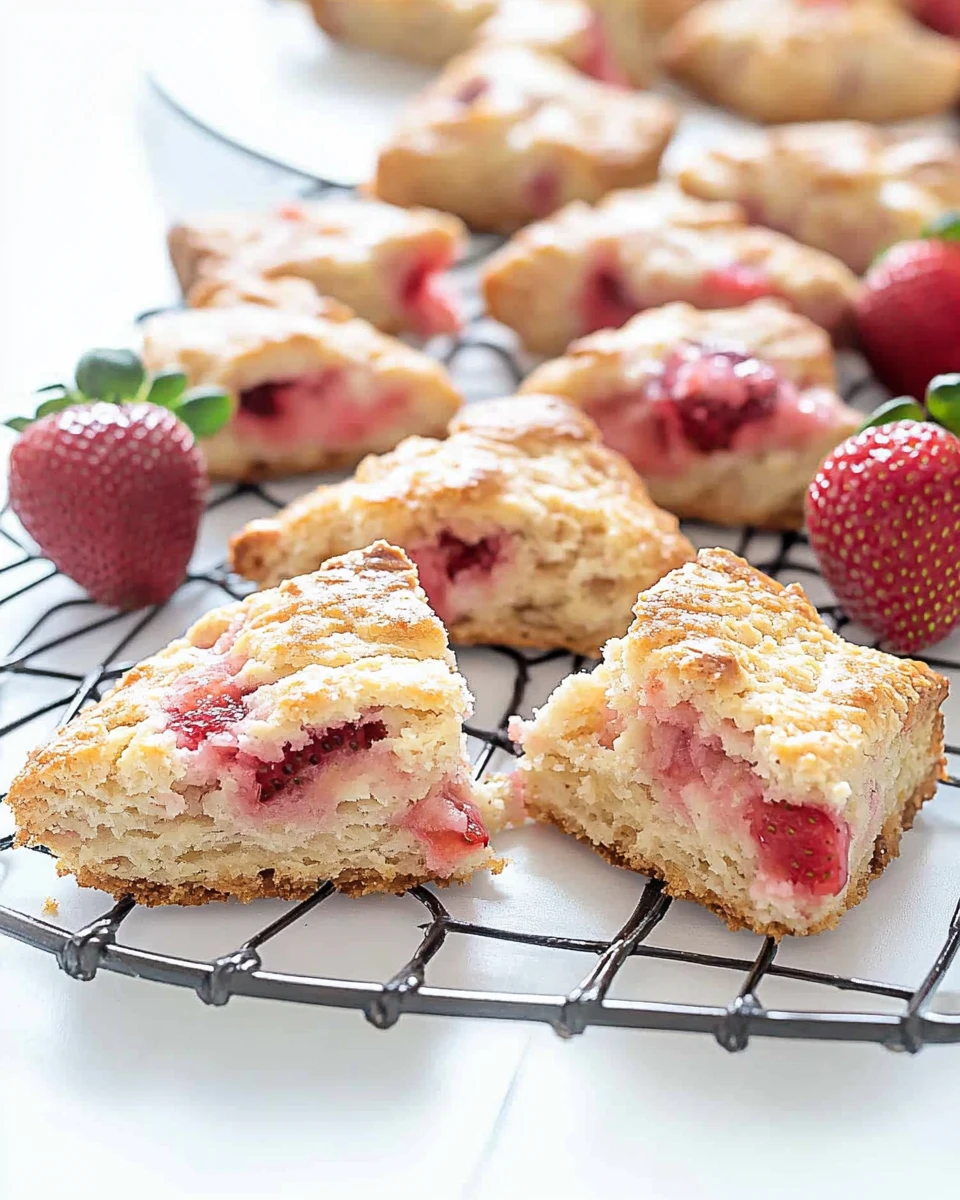 Keto Strawberry Cream Cheese Scones 5 Keto Strawberry Cream Cheese Scones
