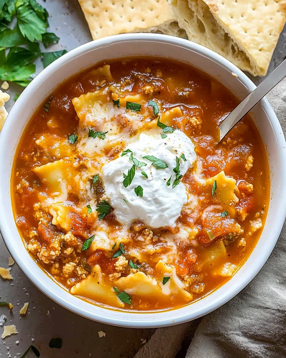 Lasagna Soup 5 Lasagna Soup
