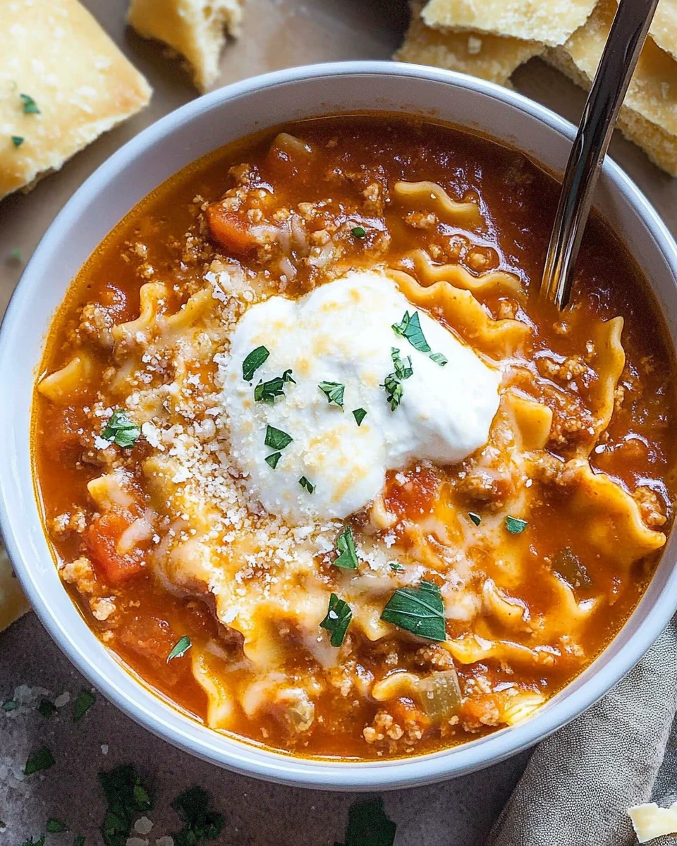 Lasagna Soup 7 Lasagna Soup