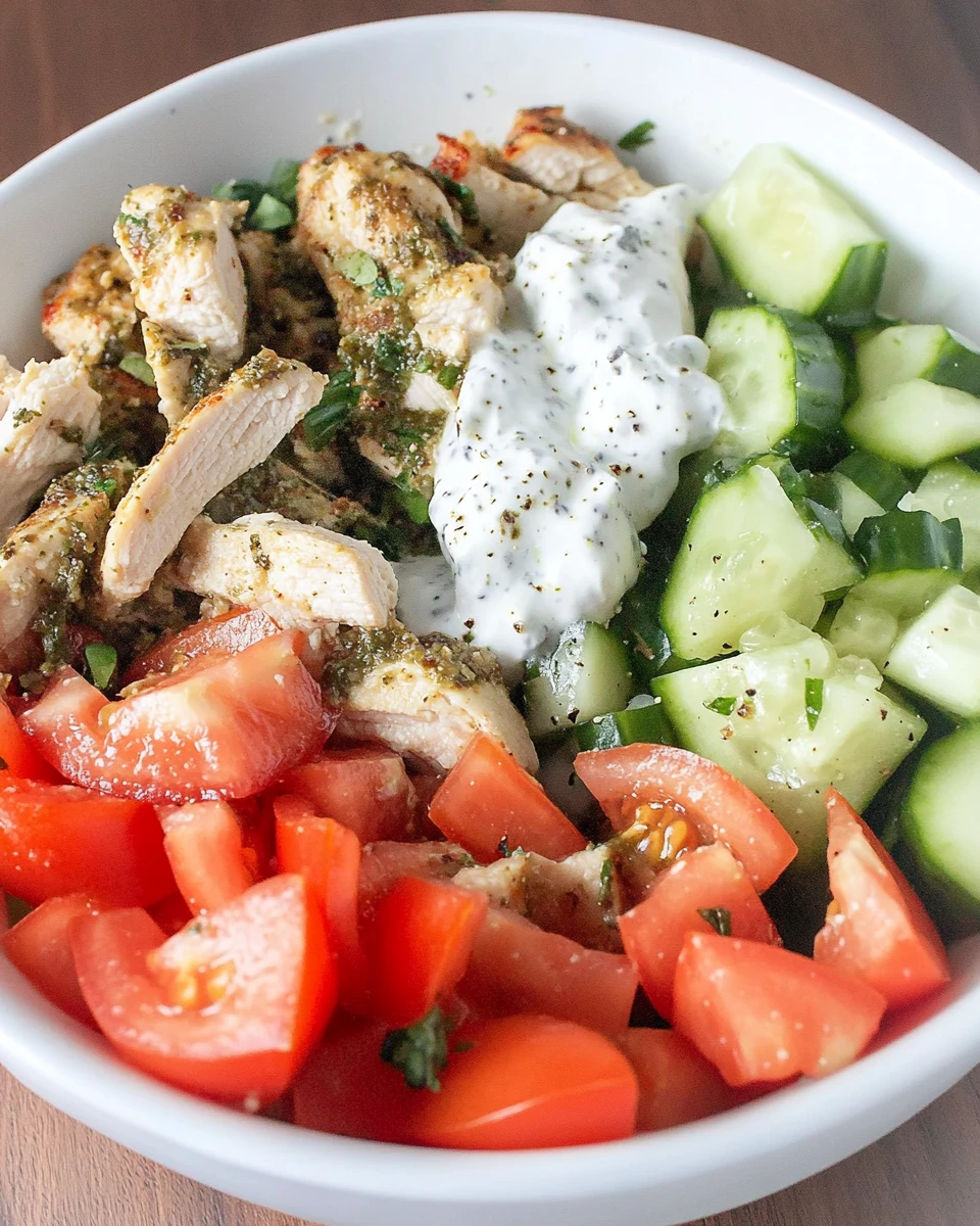 Low Carb Greek Chicken Bowls 7 Low Carb Greek Chicken Bowls