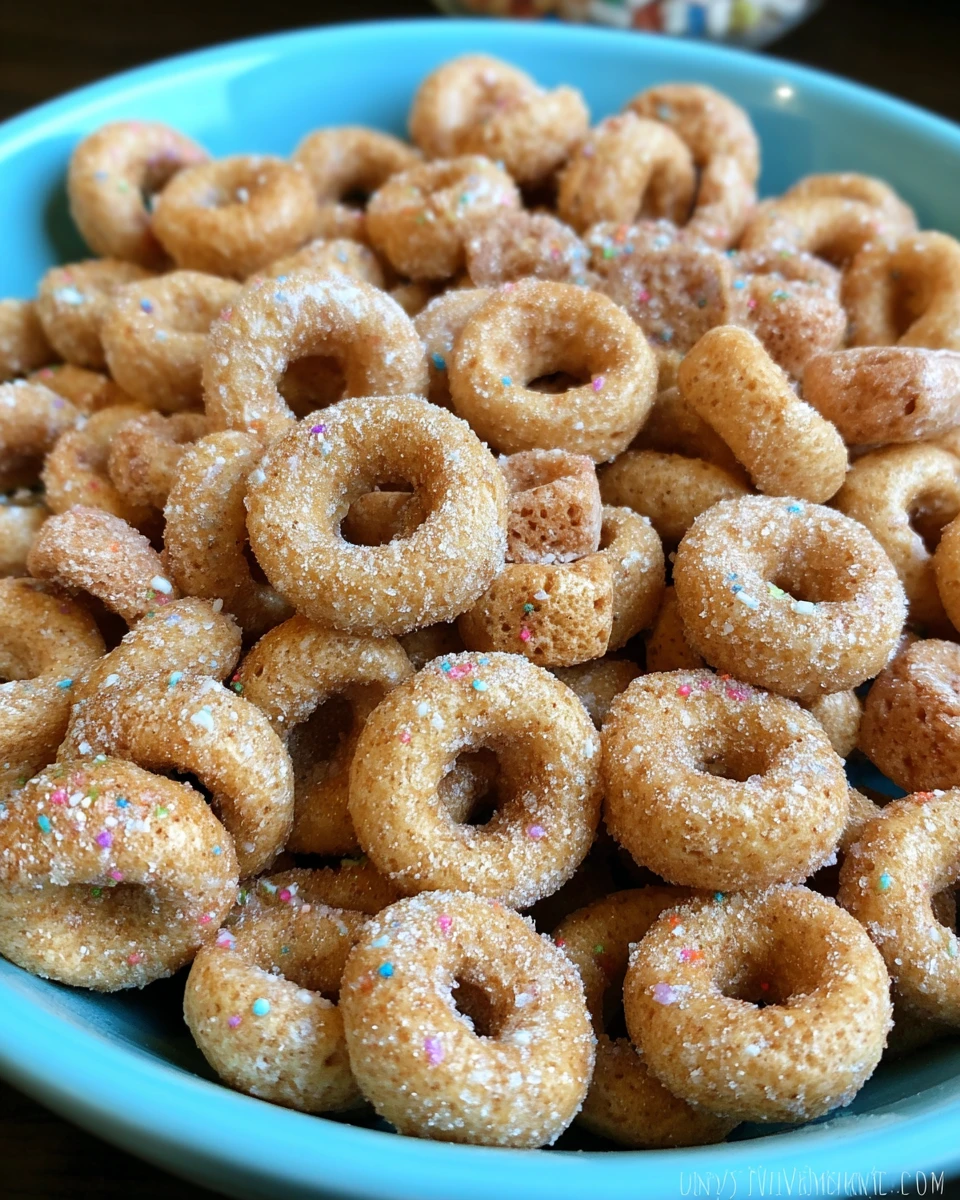 Mini Doughnut Hot Buttered Cheerios 6 Mini Doughnut Hot Buttered Cheerios