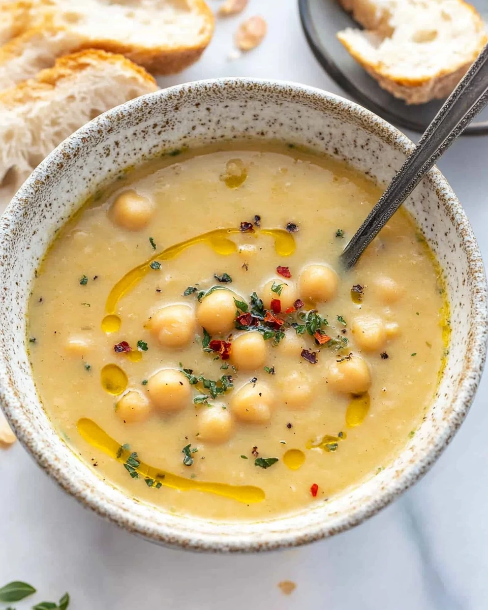 Vegan Garlic Chickpea Soup 5 Vegan Garlic Chickpea Soup