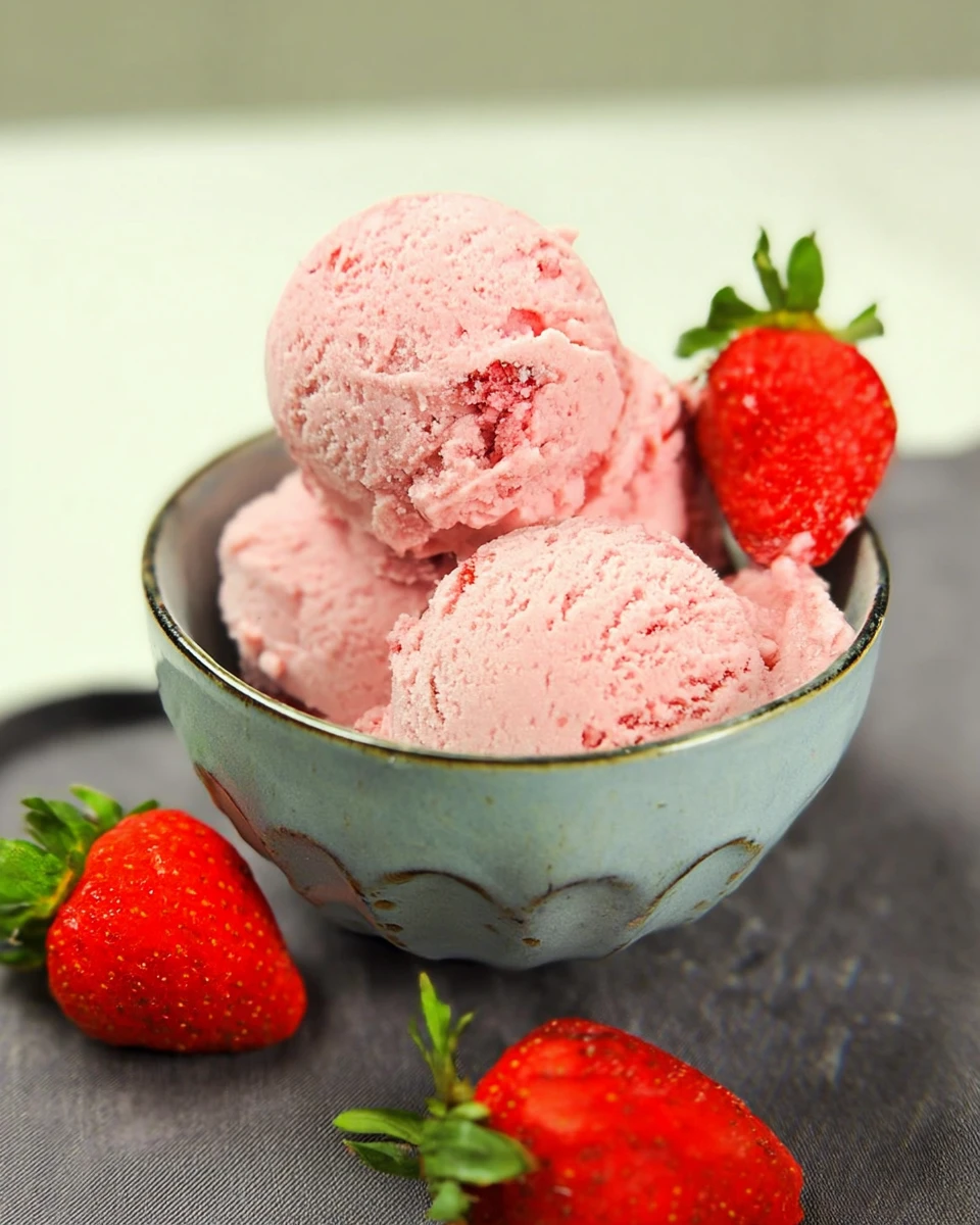 Keto Cottage Cheese Strawberry Ice Cream 7 Keto Cottage Cheese Strawberry Ice Cream