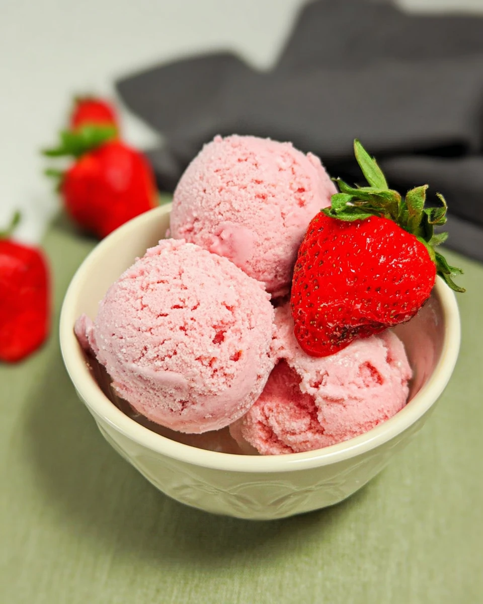 Keto Cottage Cheese Strawberry Ice Cream 0 2025 07 20
