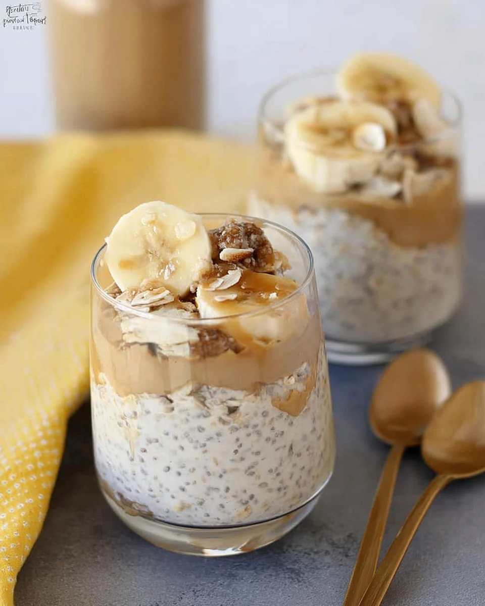 Peanut Butter Banana Overnight Oats 7 Peanut Butter Banana Overnight Oats