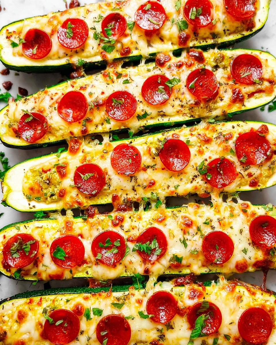 Zucchini Pizza Boats 7 Zucchini Pizza Boats